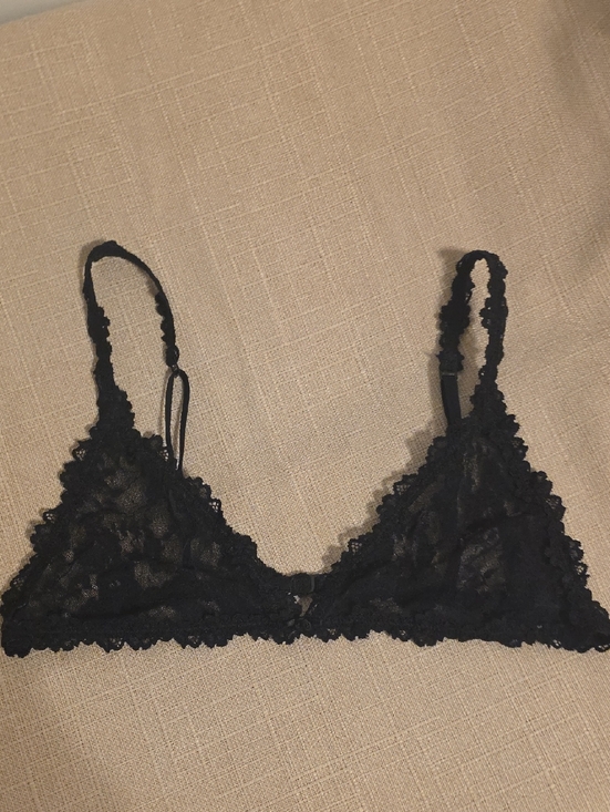 SKIMS Other - SKIMS SIZE L Lace Bralette - Black